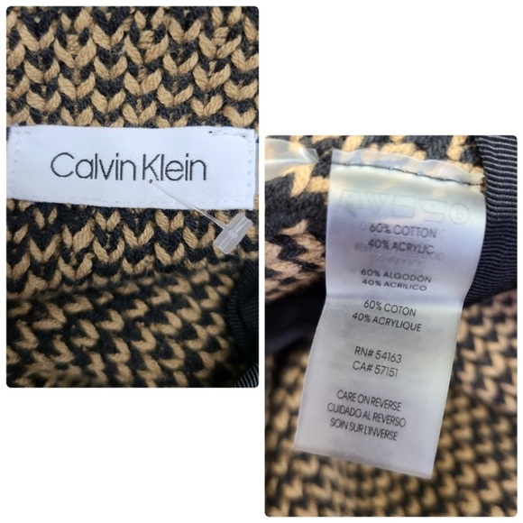 Calvin Klein Sweater Duster Cardigan Zebra Leopard - Picture 14 of 14